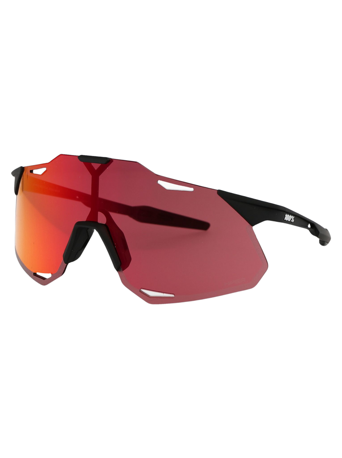 Hypercraft Xs Soft Tact Black - Hiper Red Multilayer Mirror Lens Acetate Sunglasses