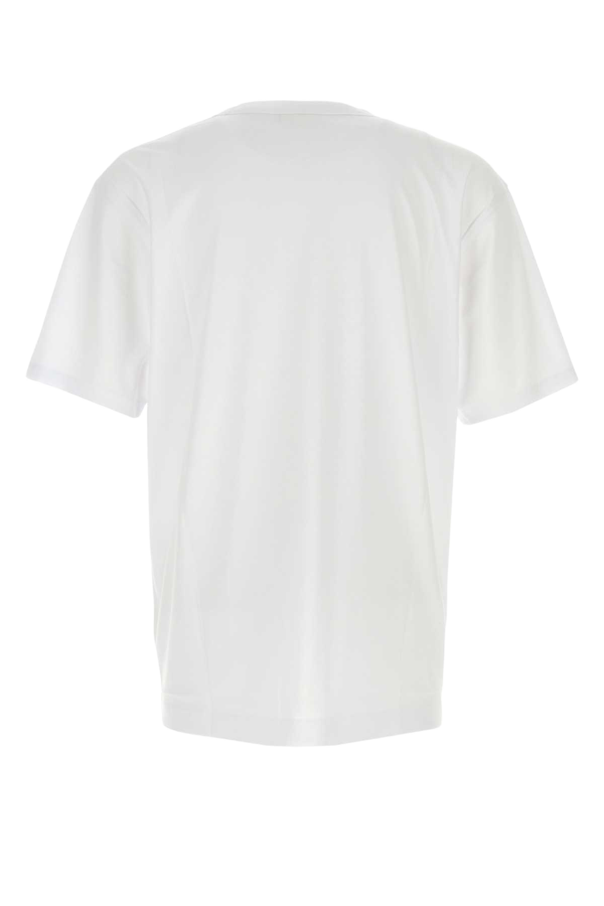 White Cotton Herr Oversize T-Shirt Exterior