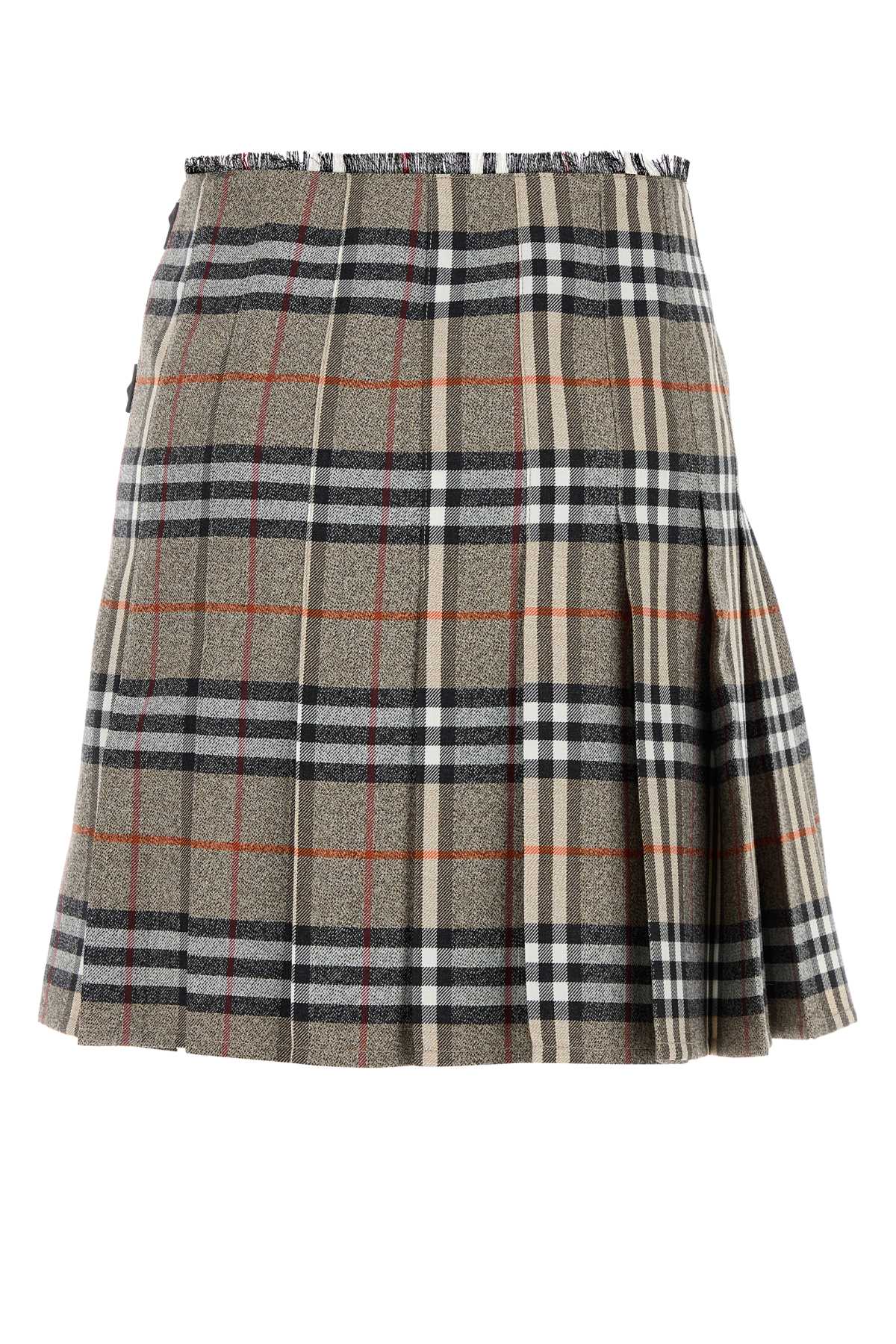 Embroidered Wool Skirt Craterdkcharcoalc Exterior: Gonne