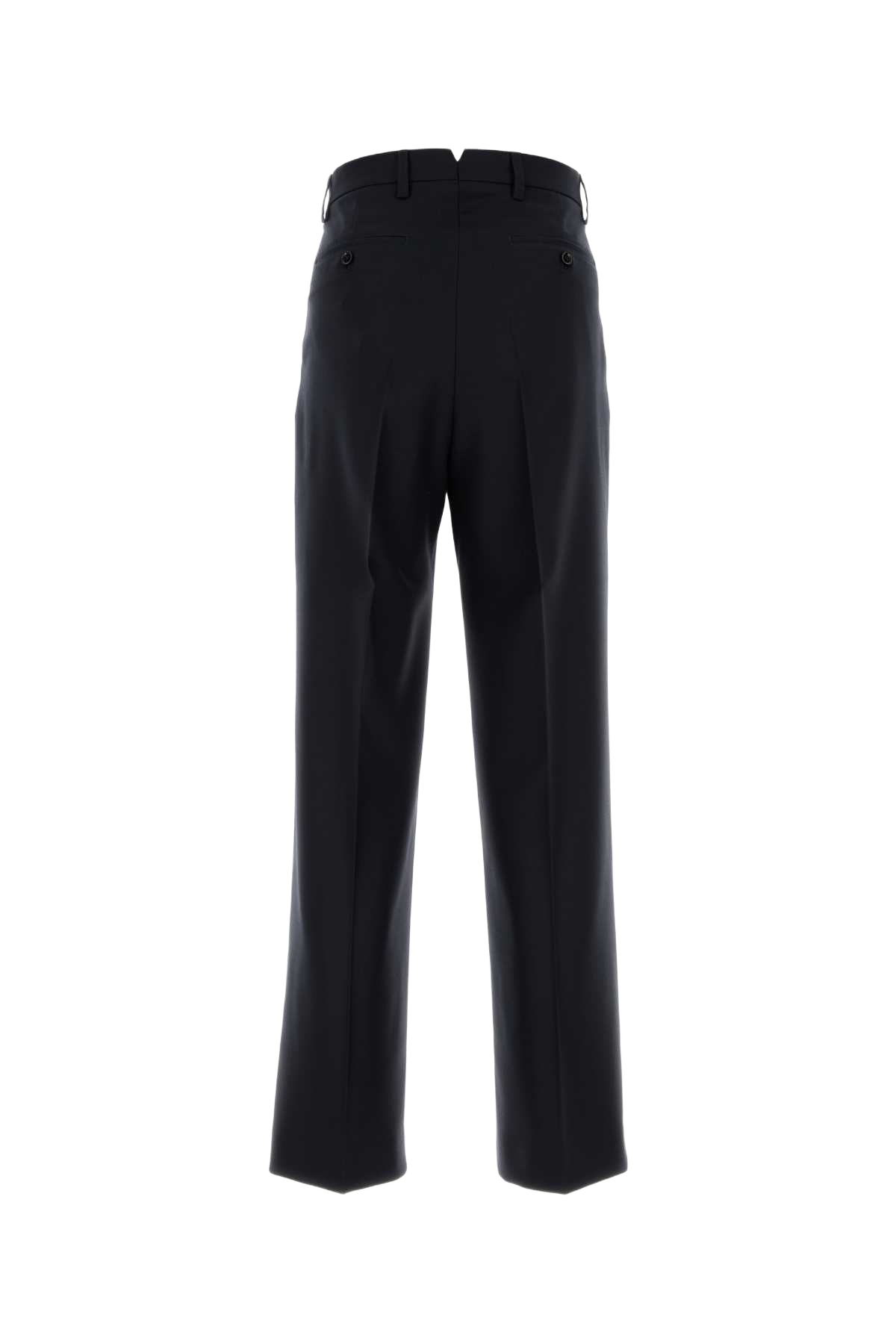 Midnight Blue Wool Pant Navyblue Exterior: Virgin Pantaloni