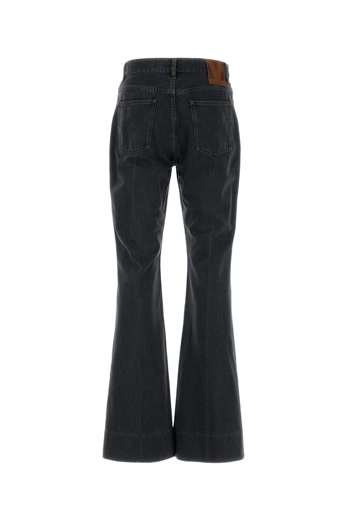 Black Denim Jeans Nero Exterior: Cotton