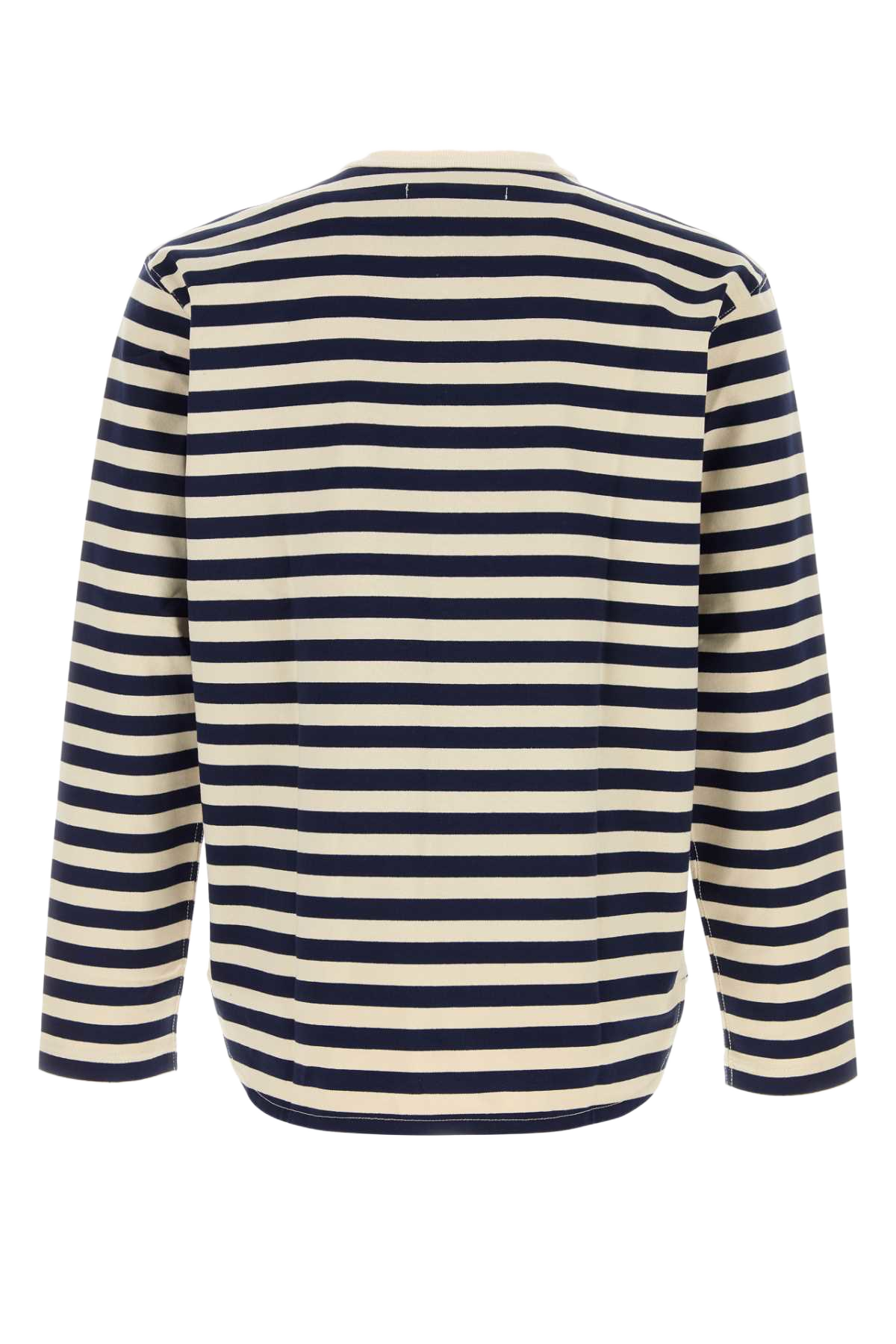Embroidered Cotton Oversize T-Shirt Ntrlnavy Exterior