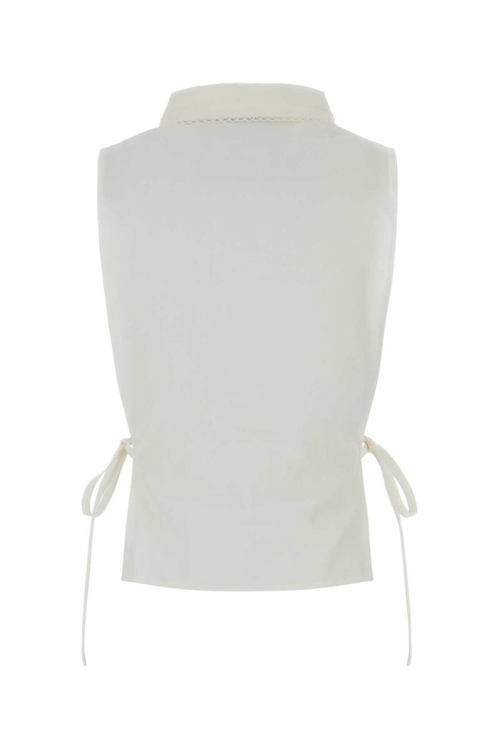 Bianco Exterior: Cotton Linen Camicie