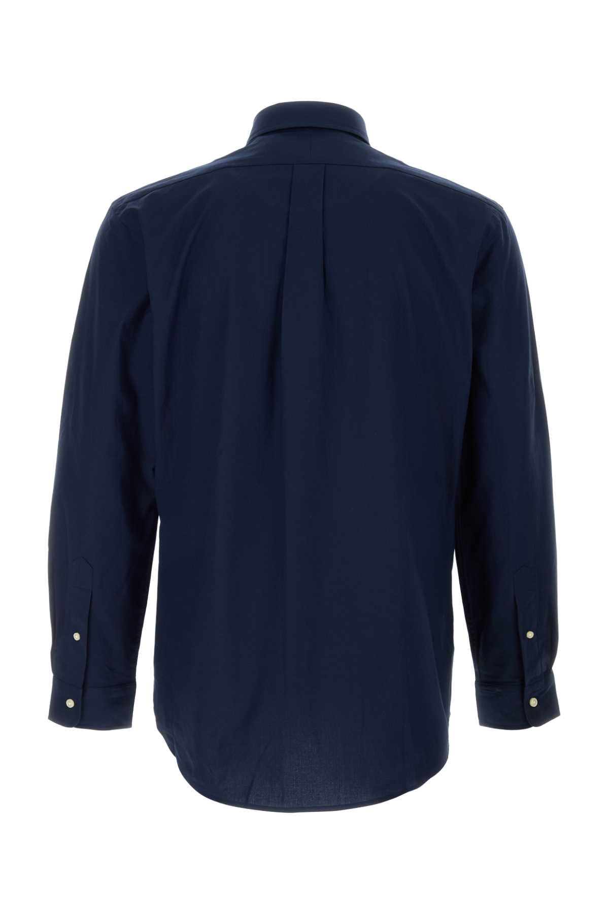 Newportnavy Exterior: Cotton Elastane Camicie