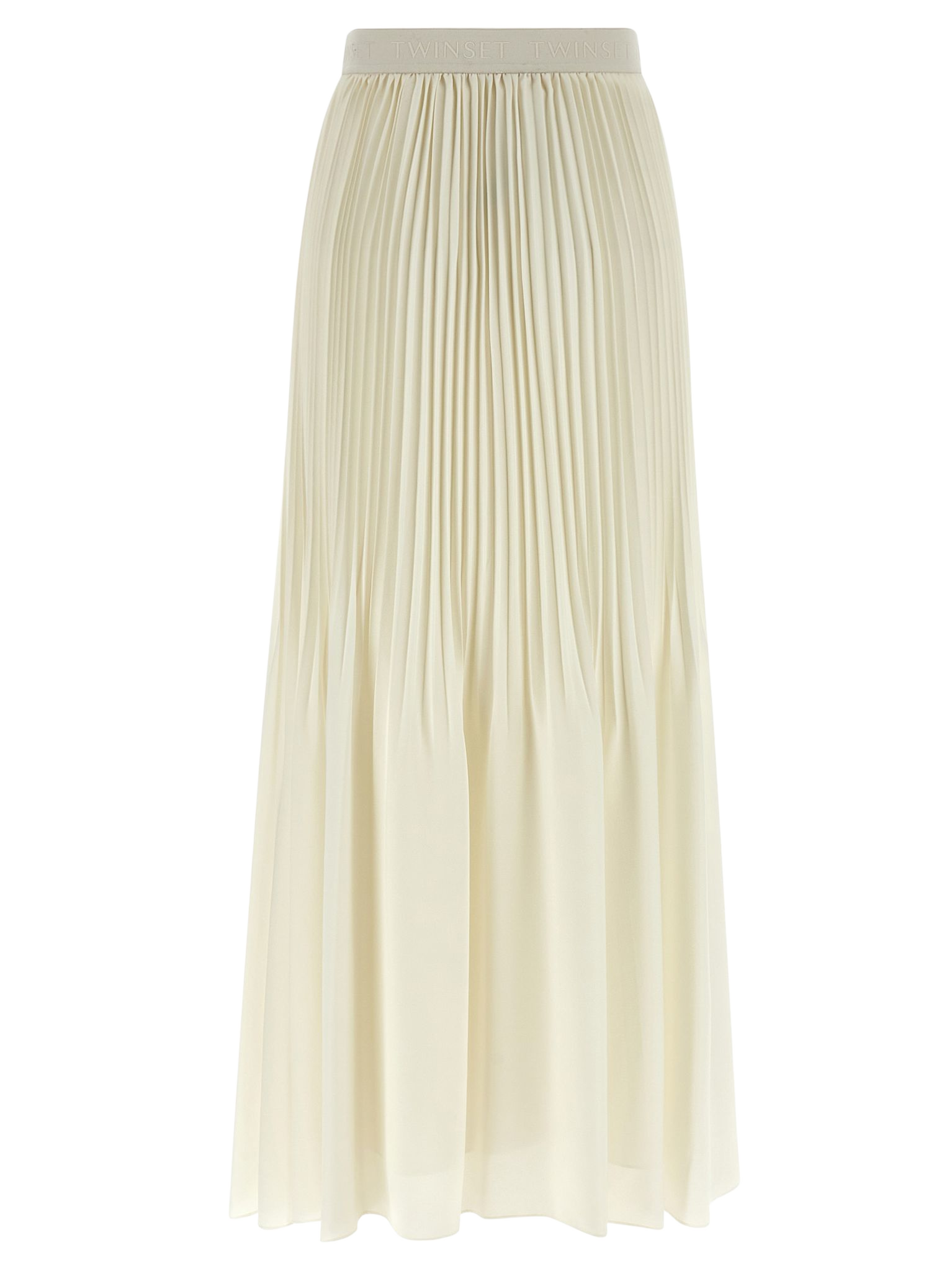 Pleated skirt White Polyester