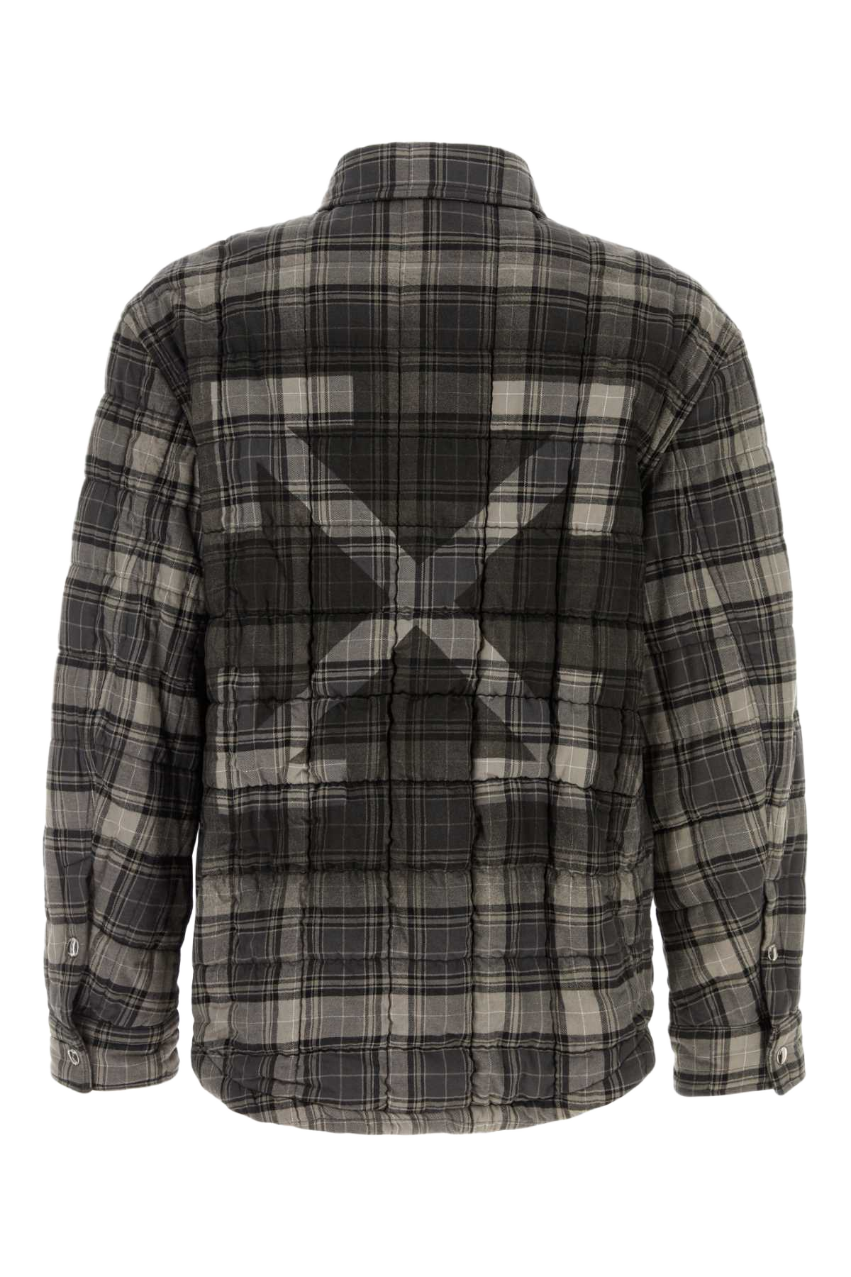 Embroidered Cotton Shirt Darkgrey Camicie