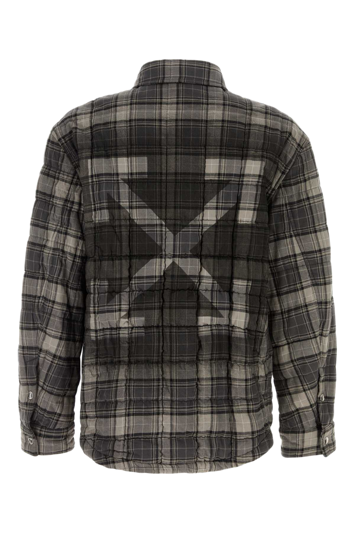 Embroidered Cotton Shirt Darkgrey Camicie