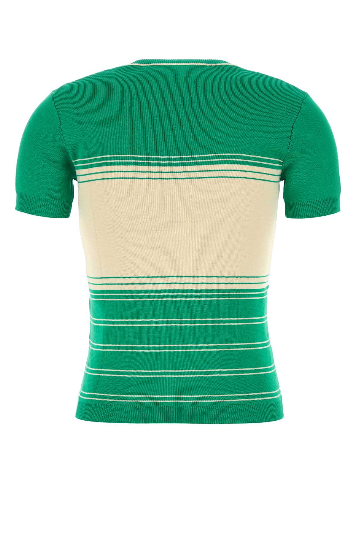 Grass Green Cotton Sweater Emeraldbetulla Exterior: Maglie