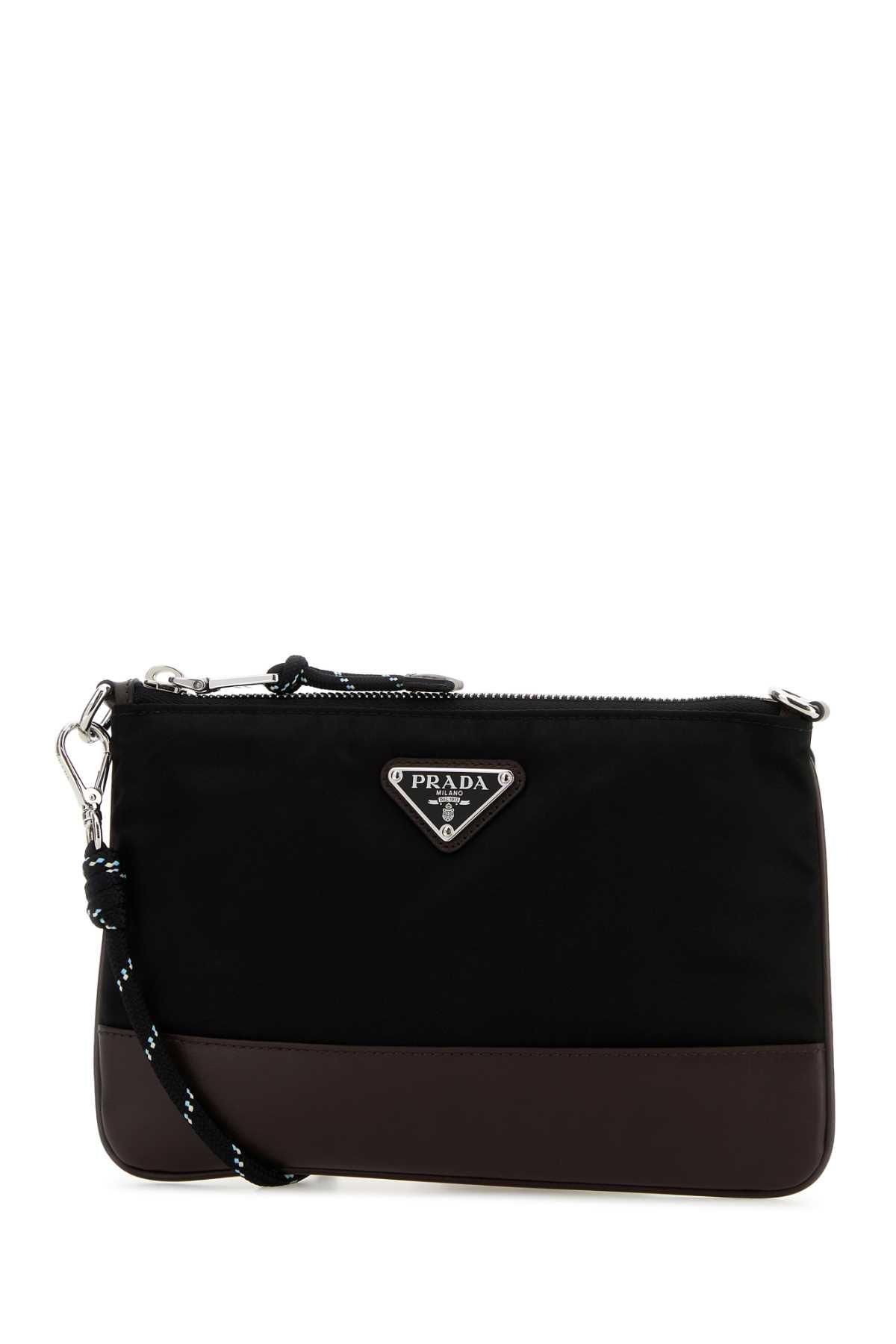 Black Fabric Crossbody Bag Nero Cover