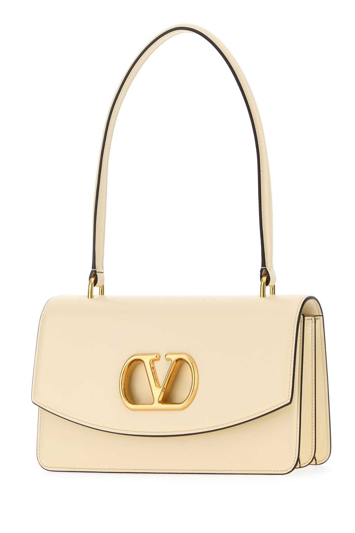 Ivory Leather Vain Shoulder Bag Butterwhite Borse A Mano