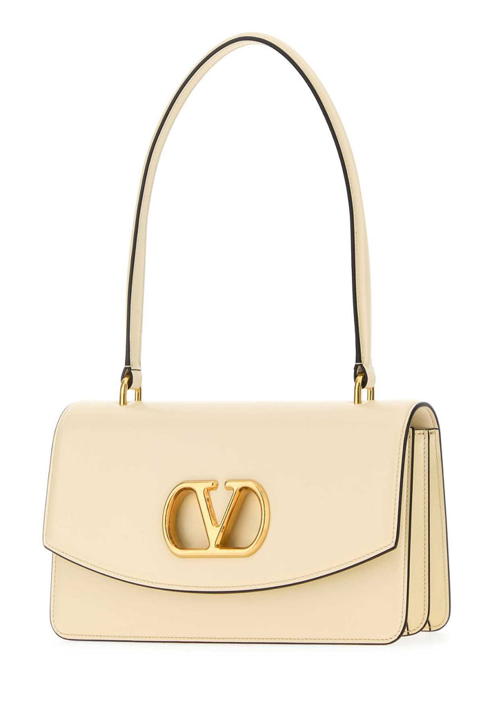 Ivory Leather Vain Shoulder Bag Butterwhite Borse A Mano