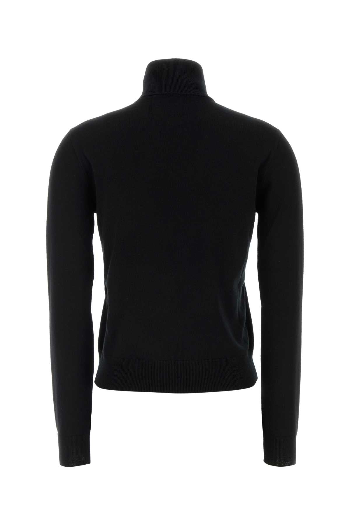 Black Wool Sweater Blackmix Exterior: Maglie