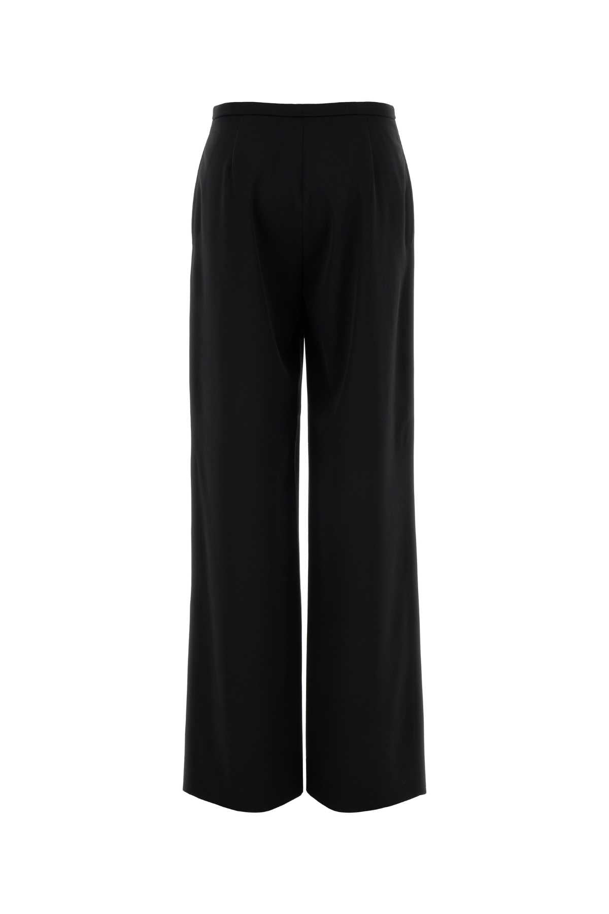 Black Exterior: Wool Pantaloni