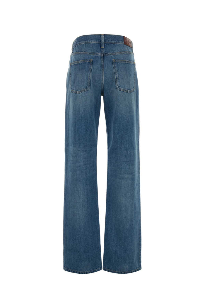 Blue Exterior: Cotton Pantaloni