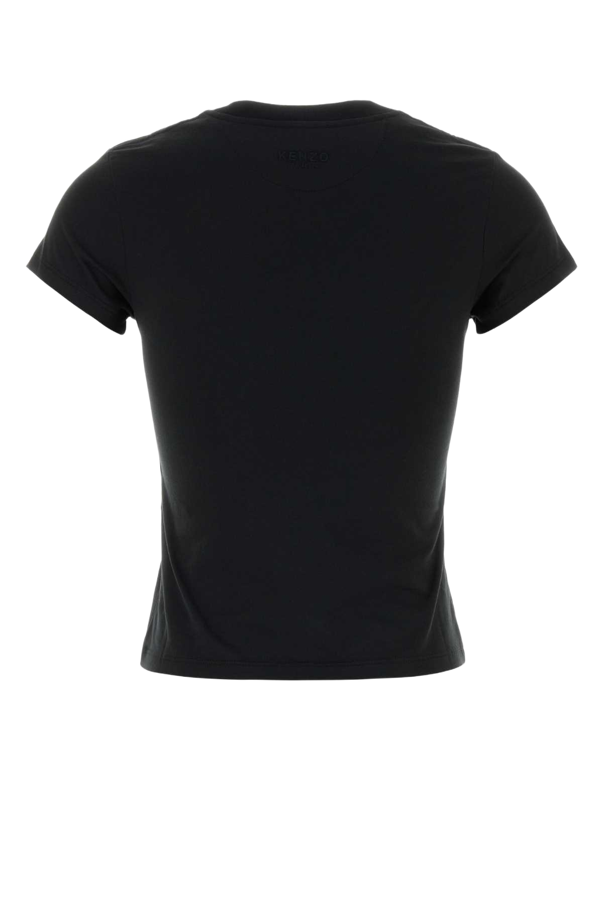 Black Cotton T-Shirt Exterior