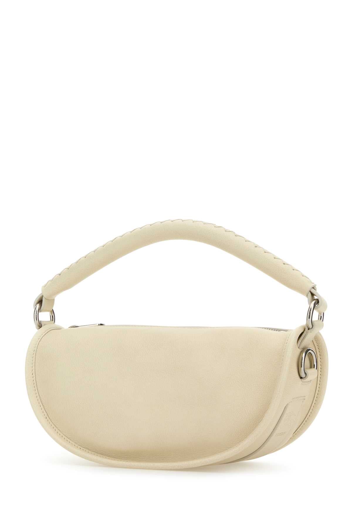 Ivory Leather Handbag Soap Borse A Mano