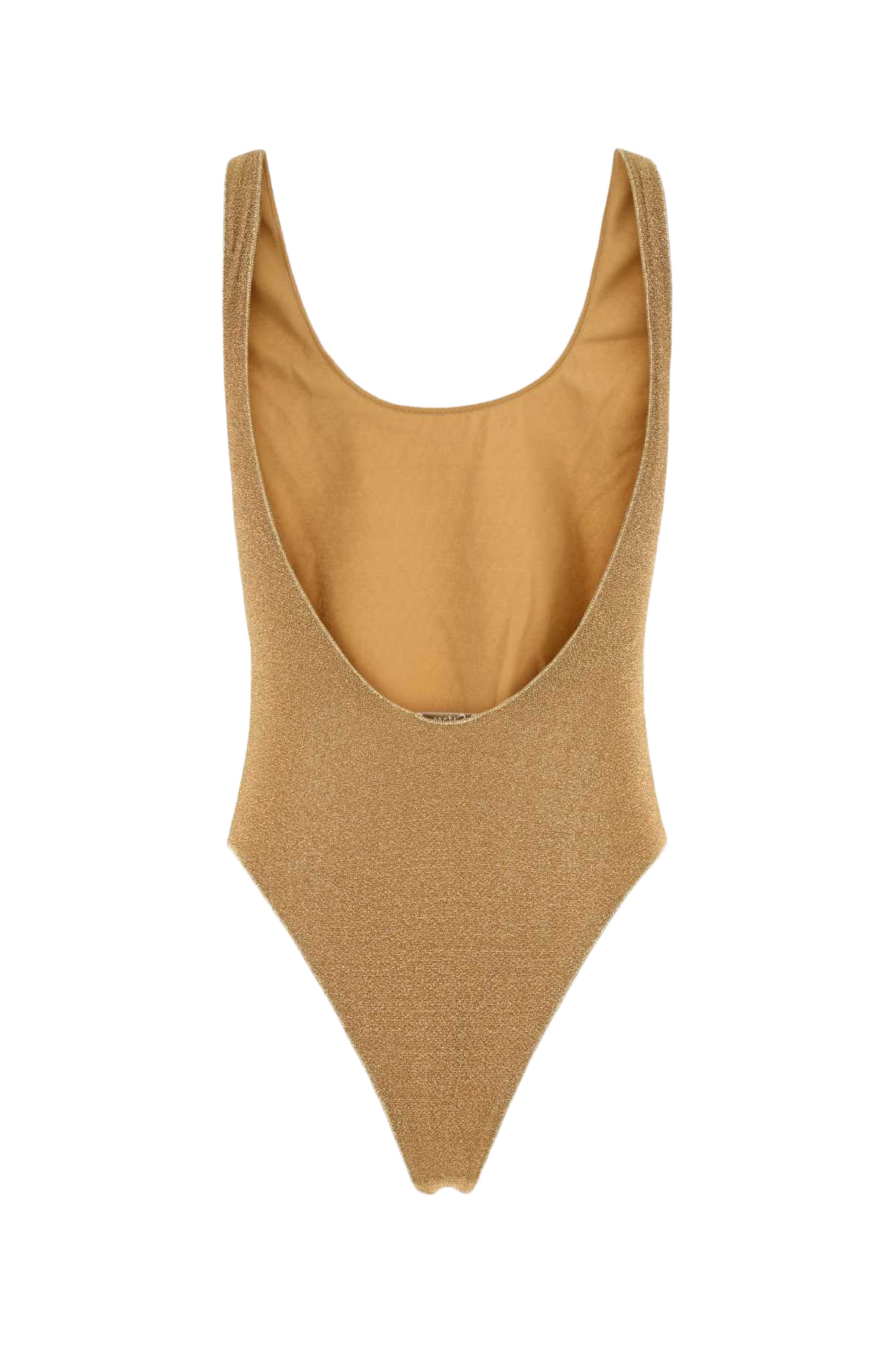 Gold Nylon Blend Lumiere Swimsuit Costumi Da Bagno