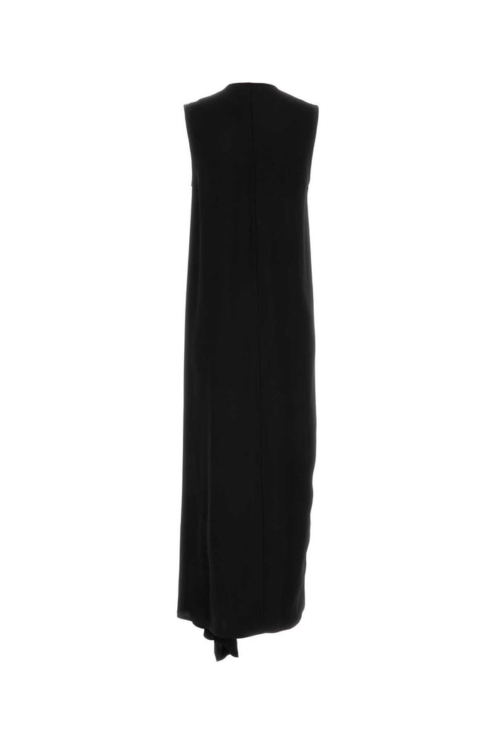Black Twill Acline1234 Dress Nero Exterior: Viscose Abiti