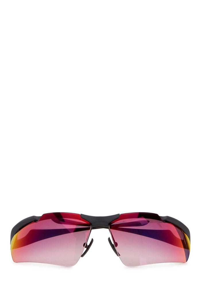 Silver Metal Boomerang Sunglasses Mirror Infrared Exterior: Metallo Occhiali Da Sole