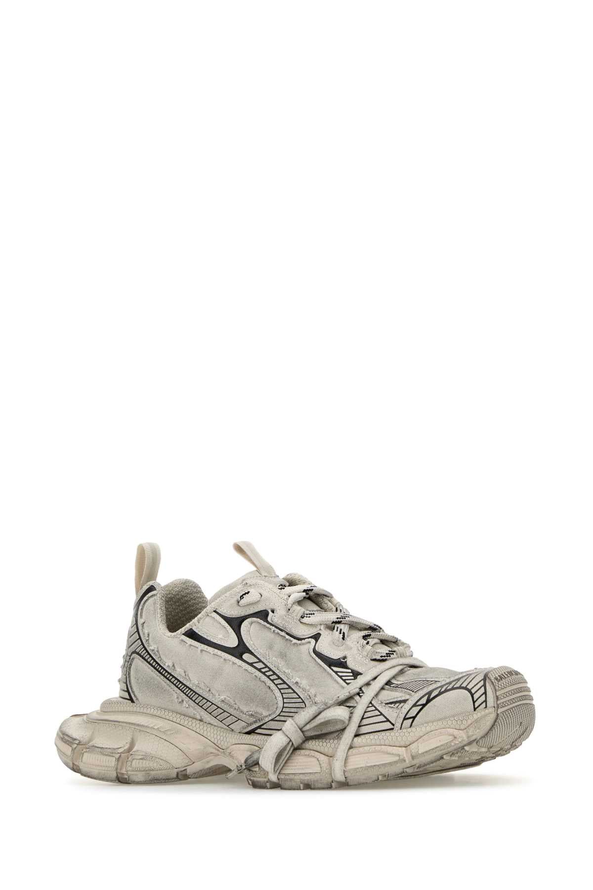 Multicolor Canvas 3xl Sneakers Beige
