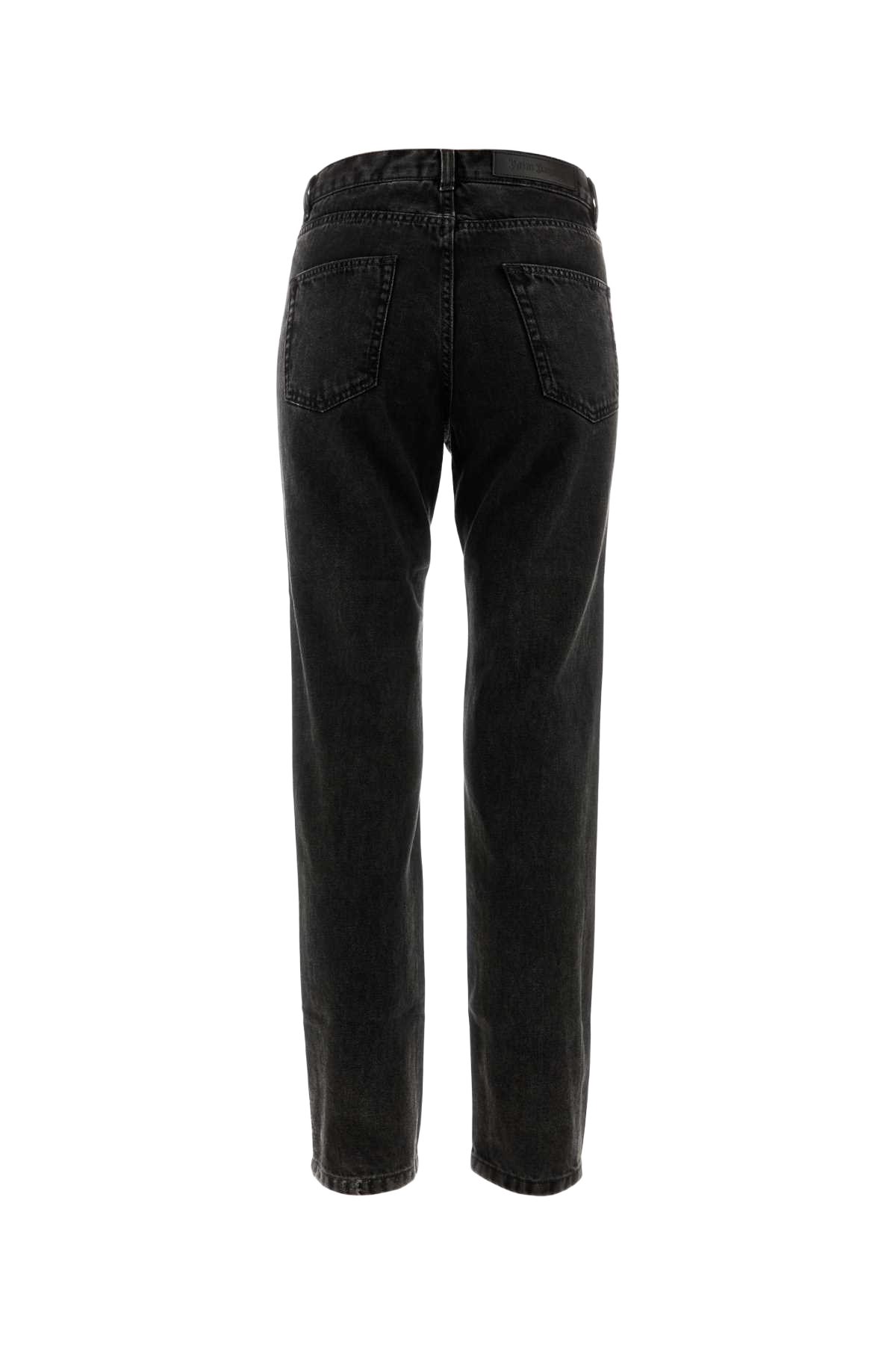 Black Denim Jeans 1010 Exterior: Cotton