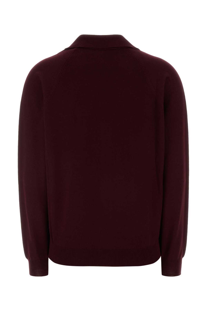 Mmf02zsooo16wj F0869 Amarantonero Exterior: Virgin Wool Maglieria