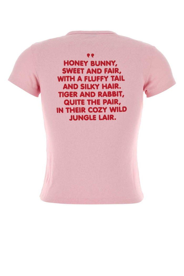 Flamingopink Exterior: Cotton T-shirt