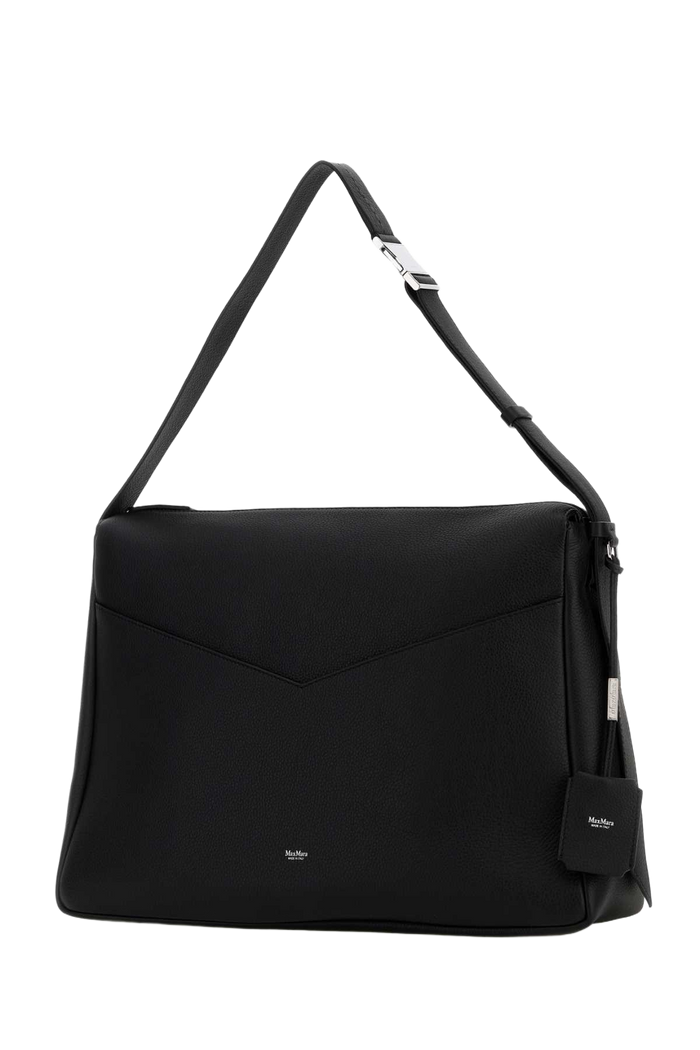Black Leather Kipperl Shoulder Bag Nero Borse A Mano