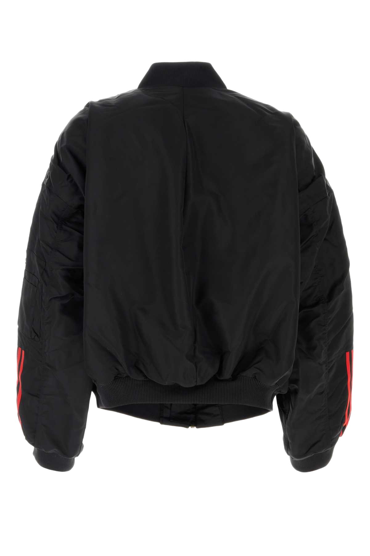 Black Nylon Adidas By Willy Chavarria Oversize Bomber Jacket Giubbini