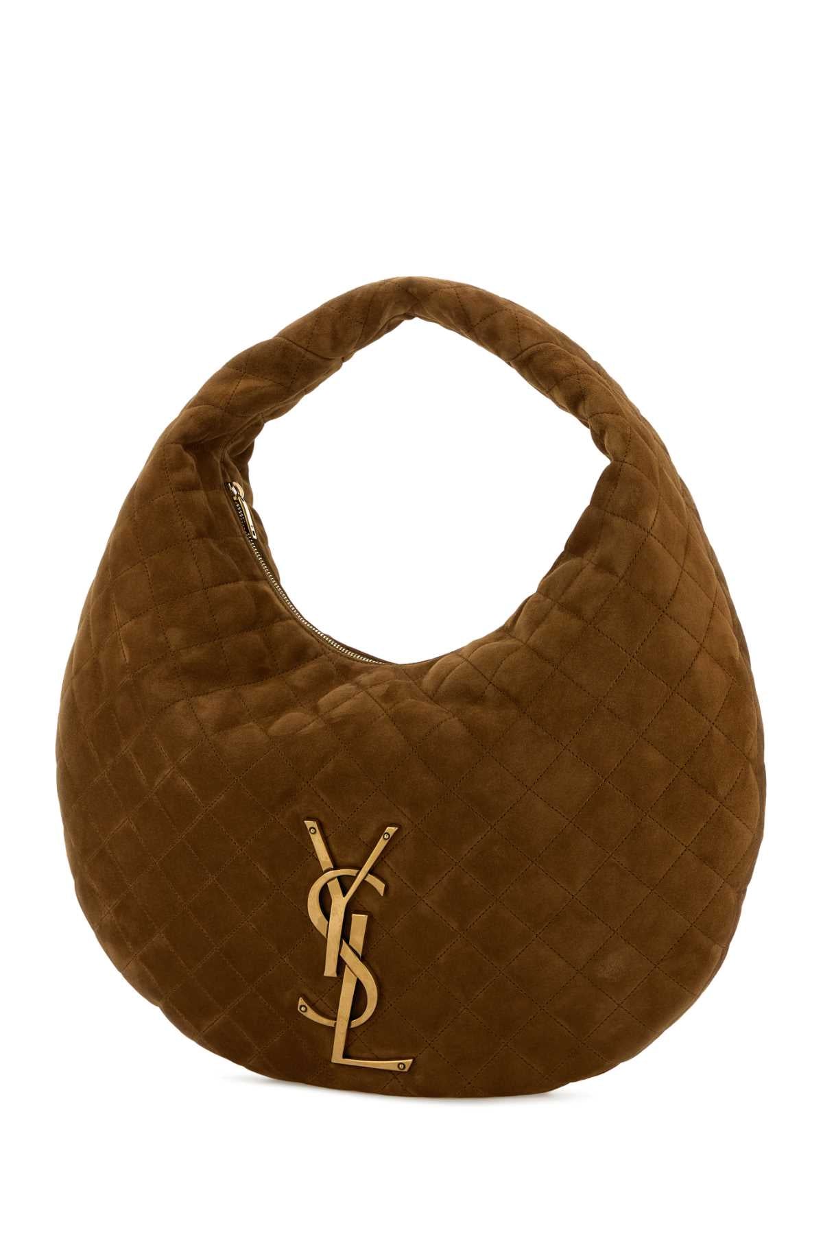 Camel Suede Icare Shoulder Bag Orangecaramelcogn Borse A Mano