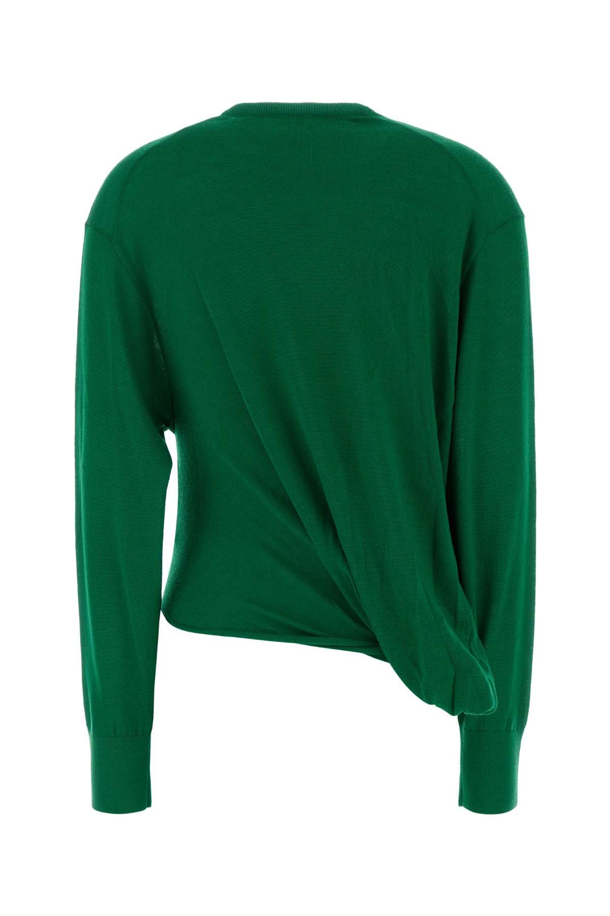 Green Exterior: Wool Nylon Maglieria