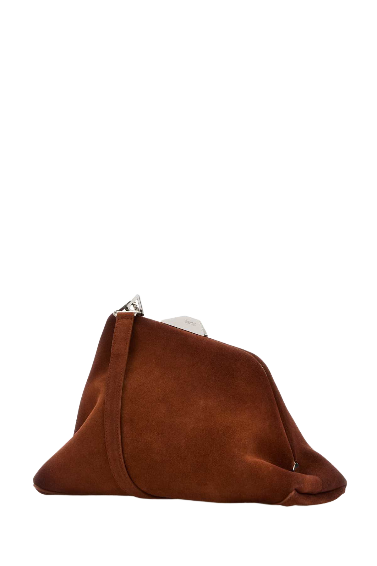Caramel Suede Day Off Clutch Lightbrown