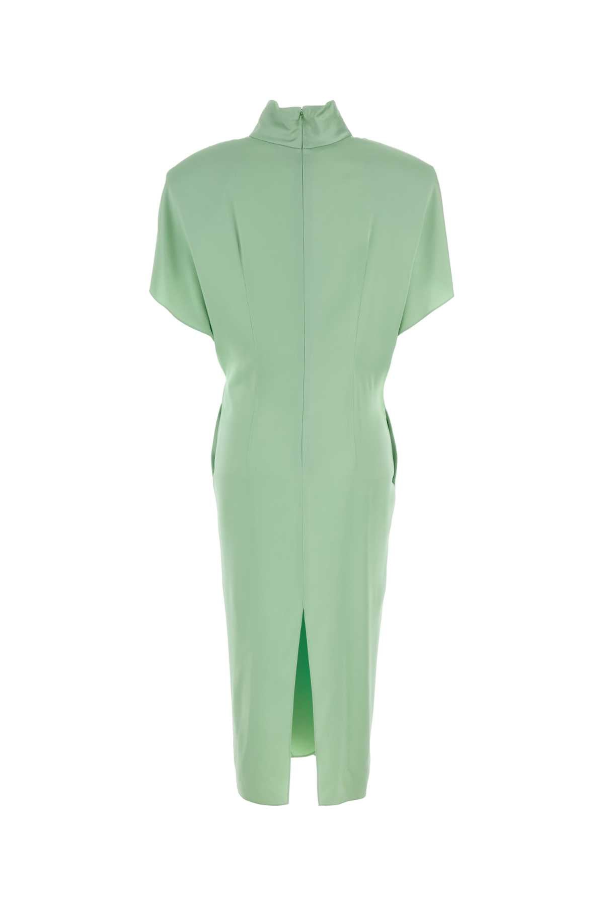 Mint Green Satin Dress Lightmint T1: Acetate Viscose Abiti