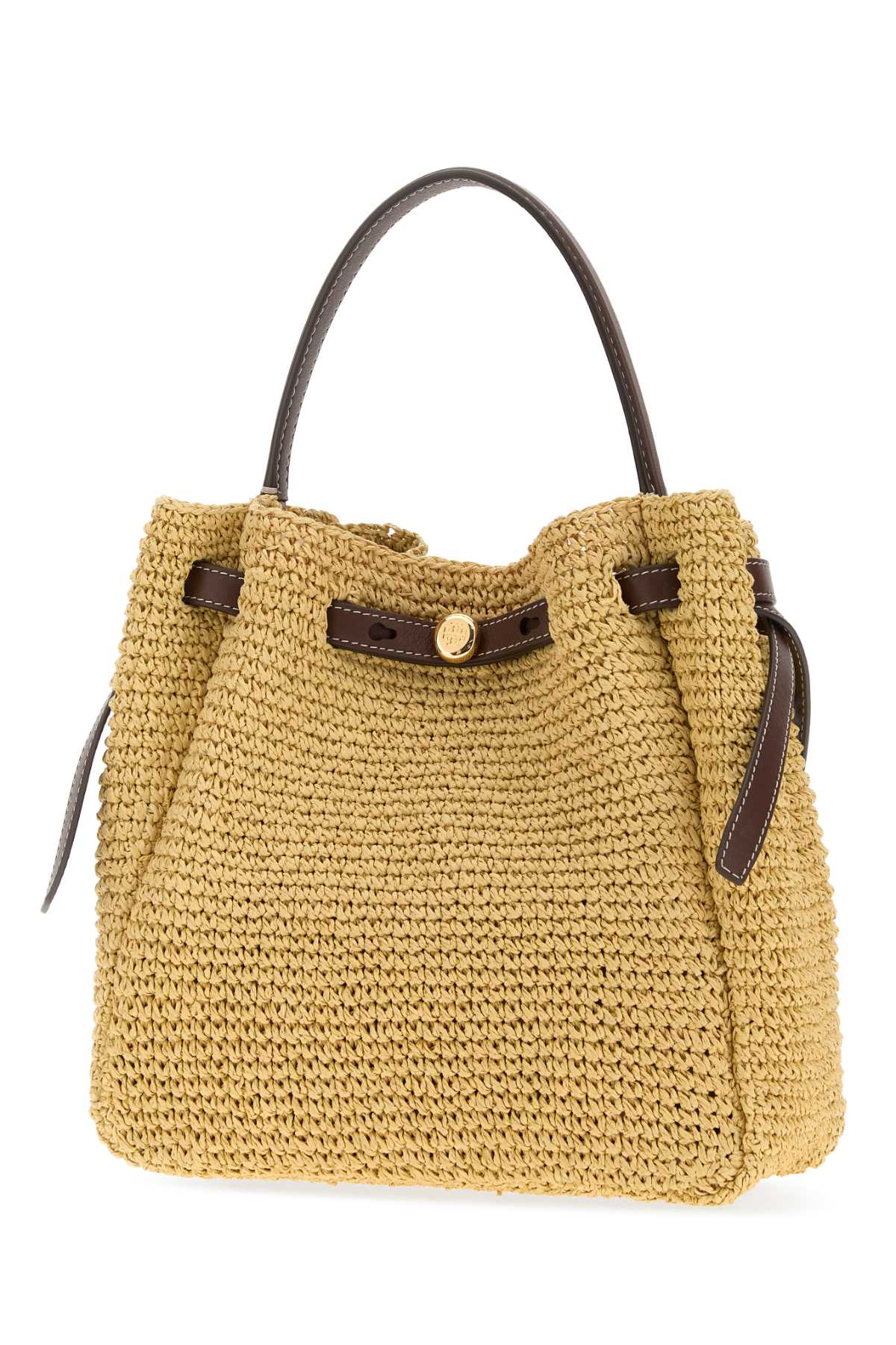 Raffia Romy Bucket Bag Natural Borse A Secchiello