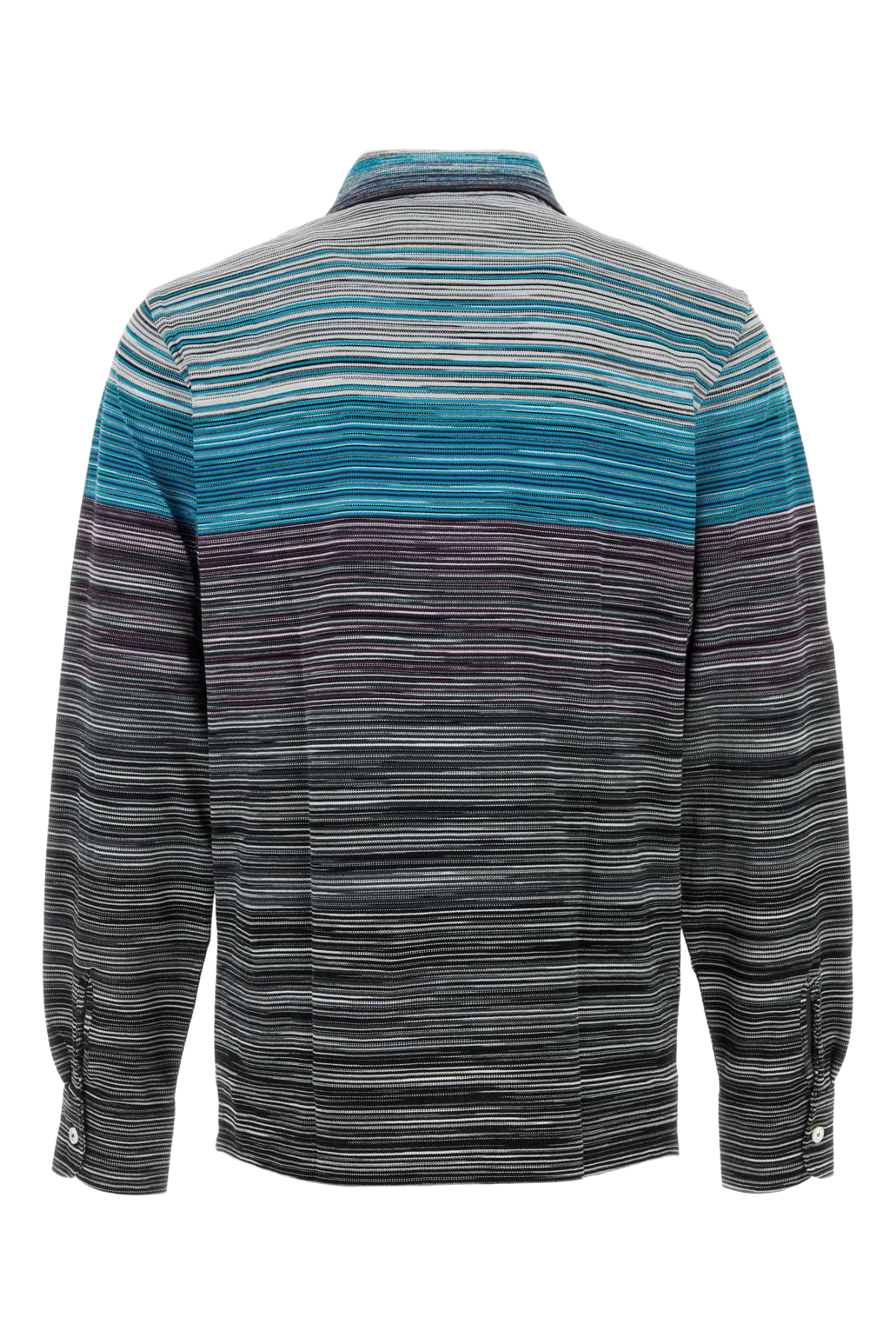 Embroidered Piquet Polo Shirt Blue Exterior: Cotton