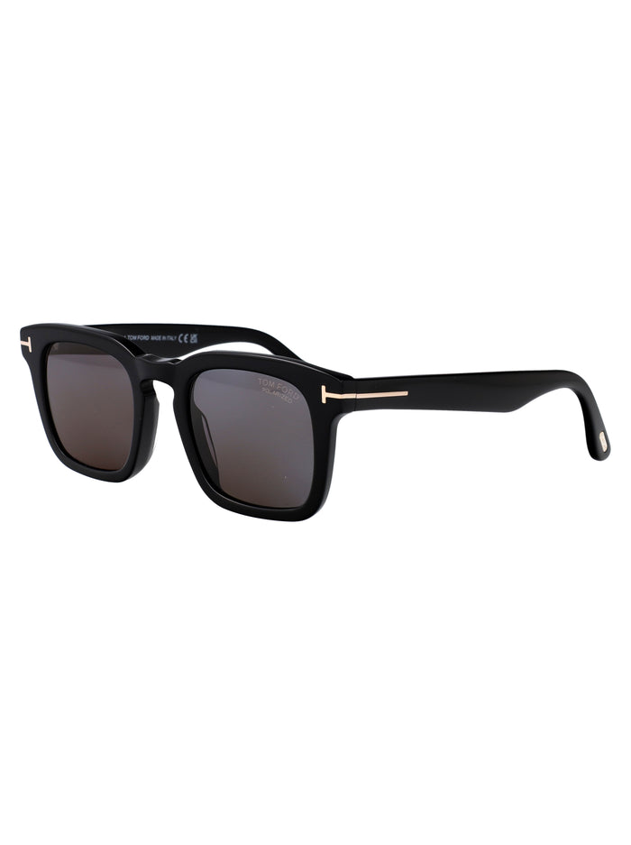 Ft0751 01d Nero Lucido / Fumo Polar Acetate Sunglasses