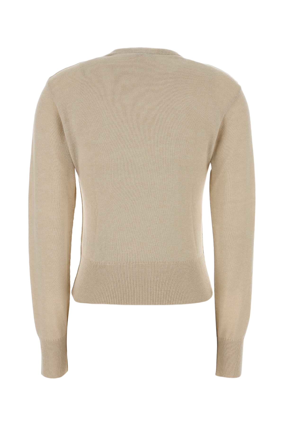 Sand Wool Blend Sweater Easelbeige Exterior: Cotton Nylon Maglieria