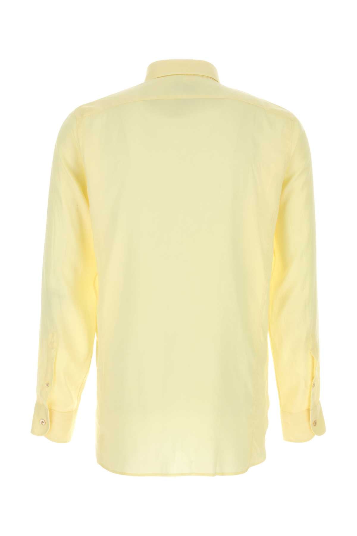 Yellow Lyocell Shirt Camicie