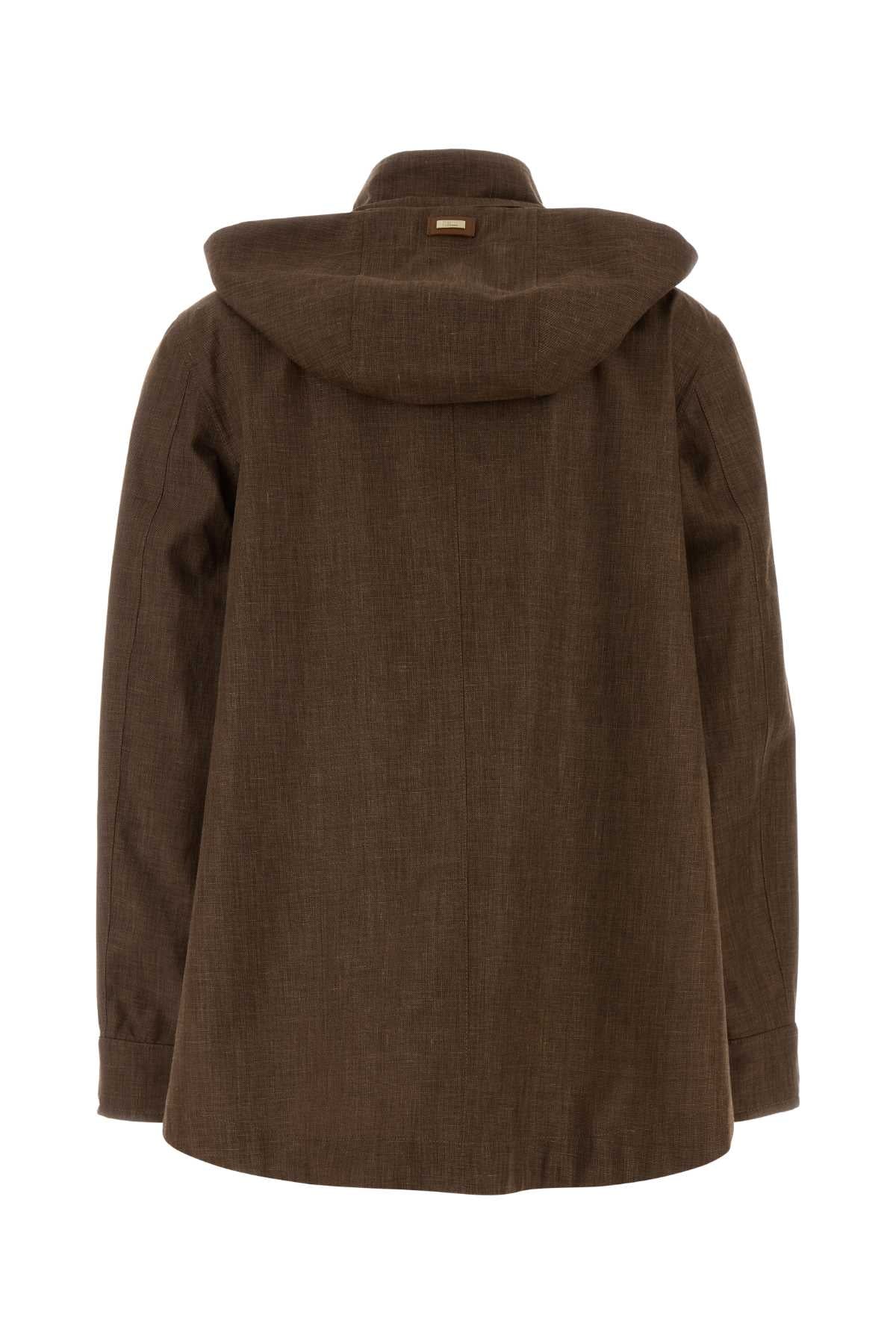 Cuoio Exterior: Linen Wool Silk Giubbini