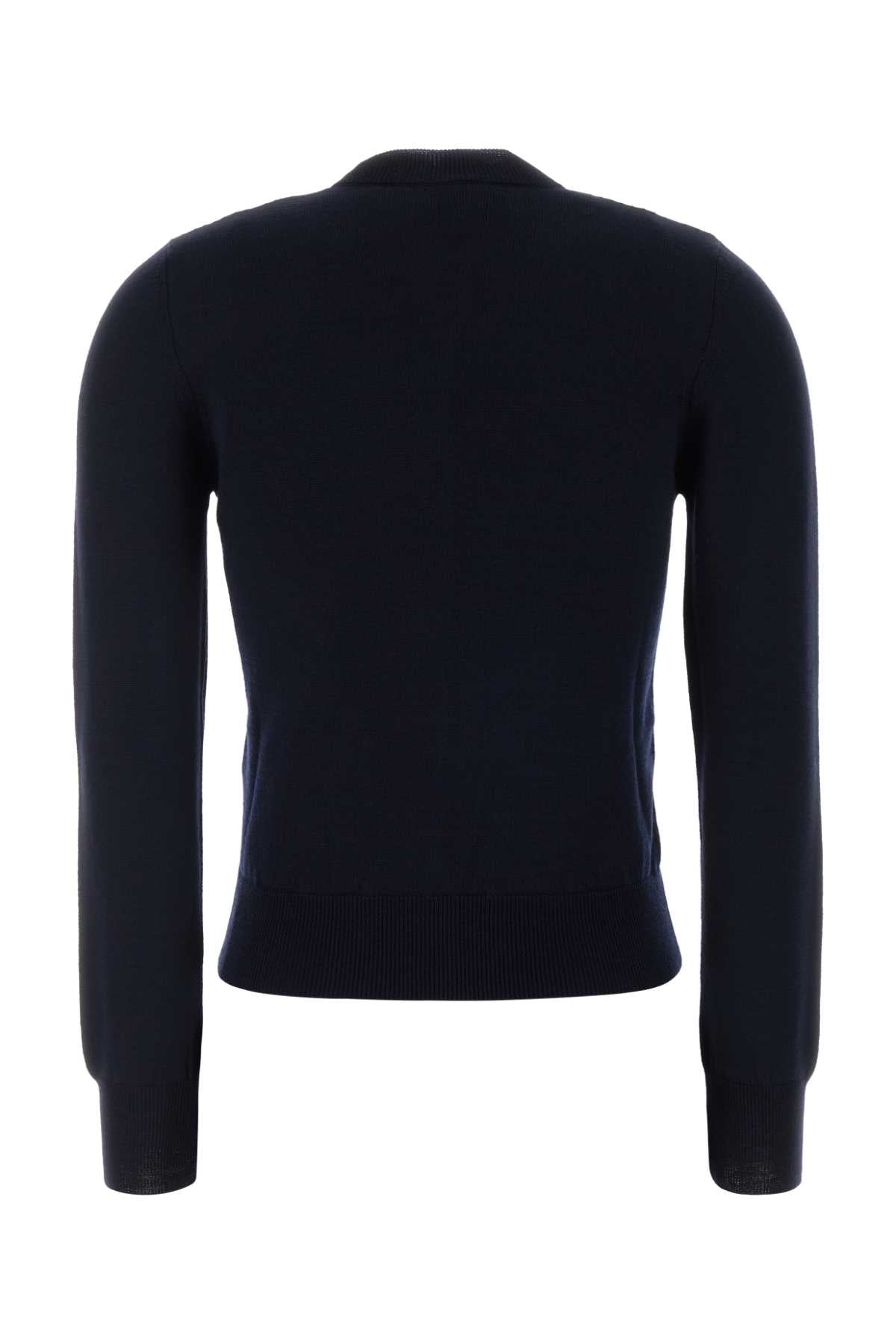 Darknavy Exterior: Virgin Wool Cotton Maglie