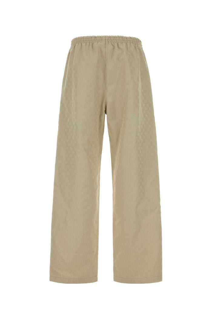 Ecru Exterior: Cotton Pantaloni