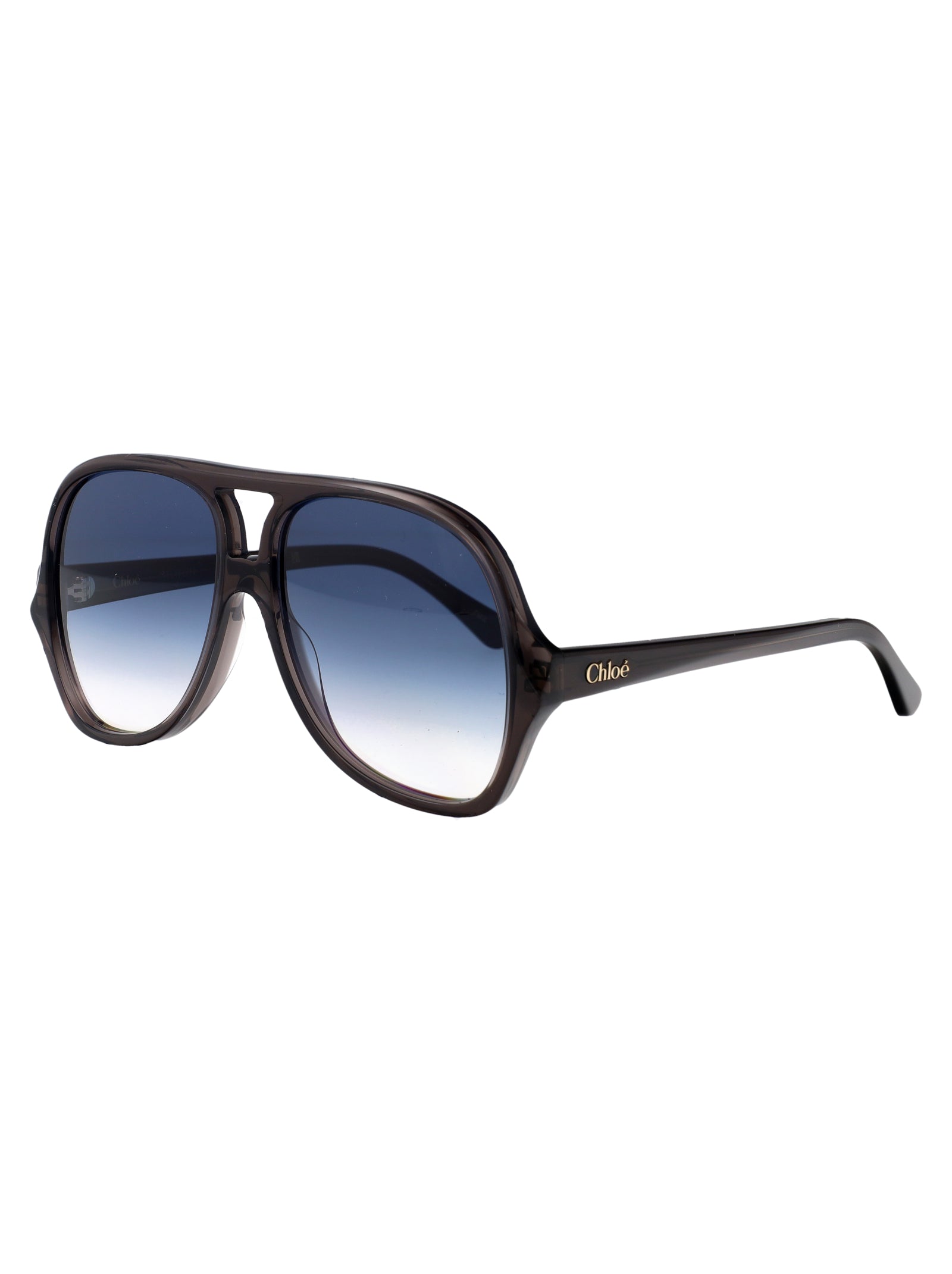 Grey-grey-blue Recycled Acetate Sunglasses