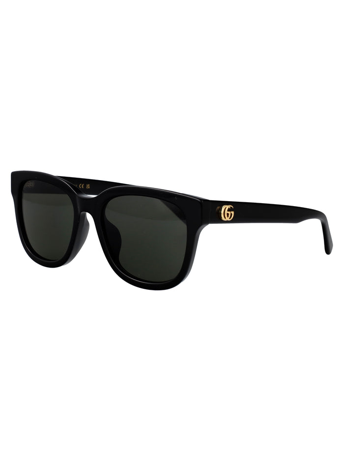 Gg2126sk Black-black-grey Acetate Sunglasses