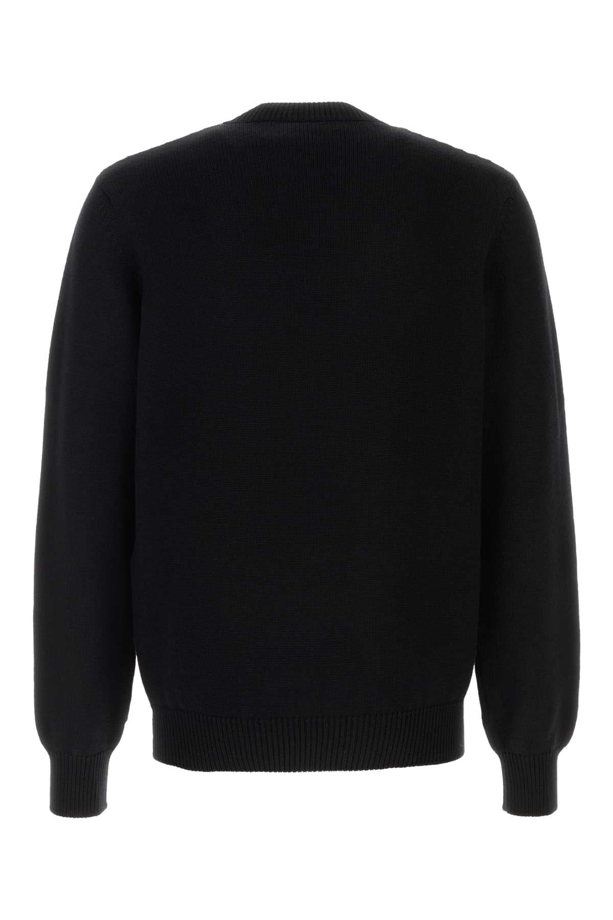 Nero Exterior: Virgin Wool Maglieria
