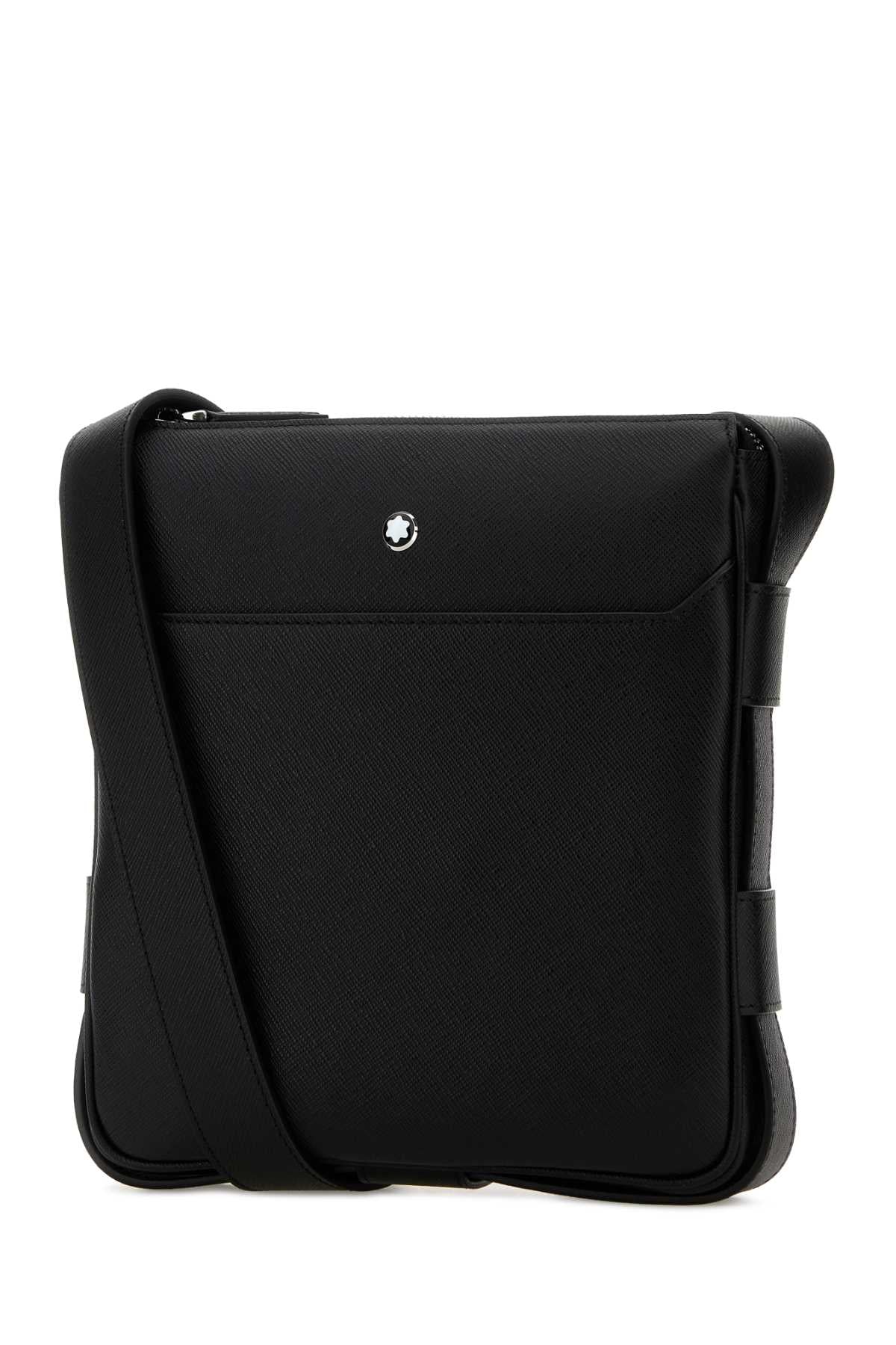 Black Leather Sartorial Crossbody Bag 000 Borse A Tracolla