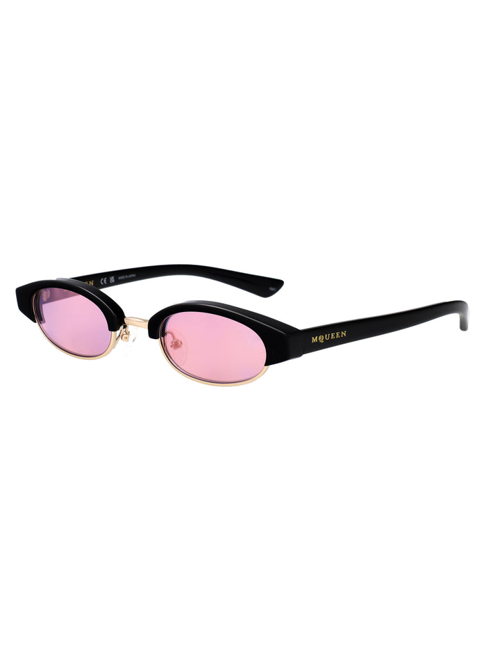 Am0534s 005 Black-black-pink Recycled Acetate Sunglasses