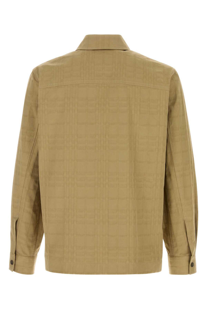 8121988 C4776 Sandstormbeigechk Exterior: Cotton Camicie