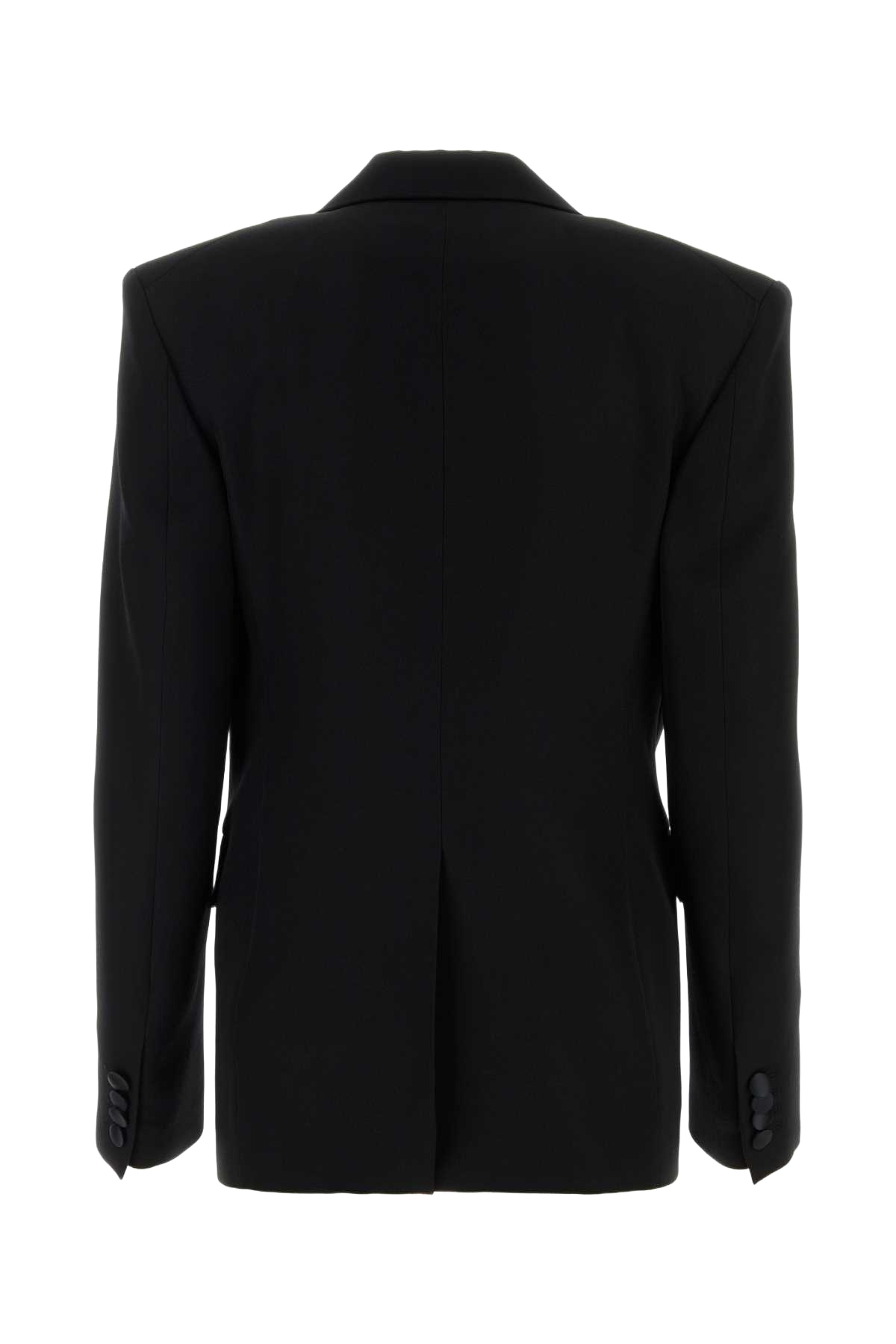 Black Wool Blazer Giacche E Gilet
