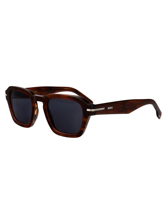 Boss 1853-S Brown Horn Acetate Sunglasses