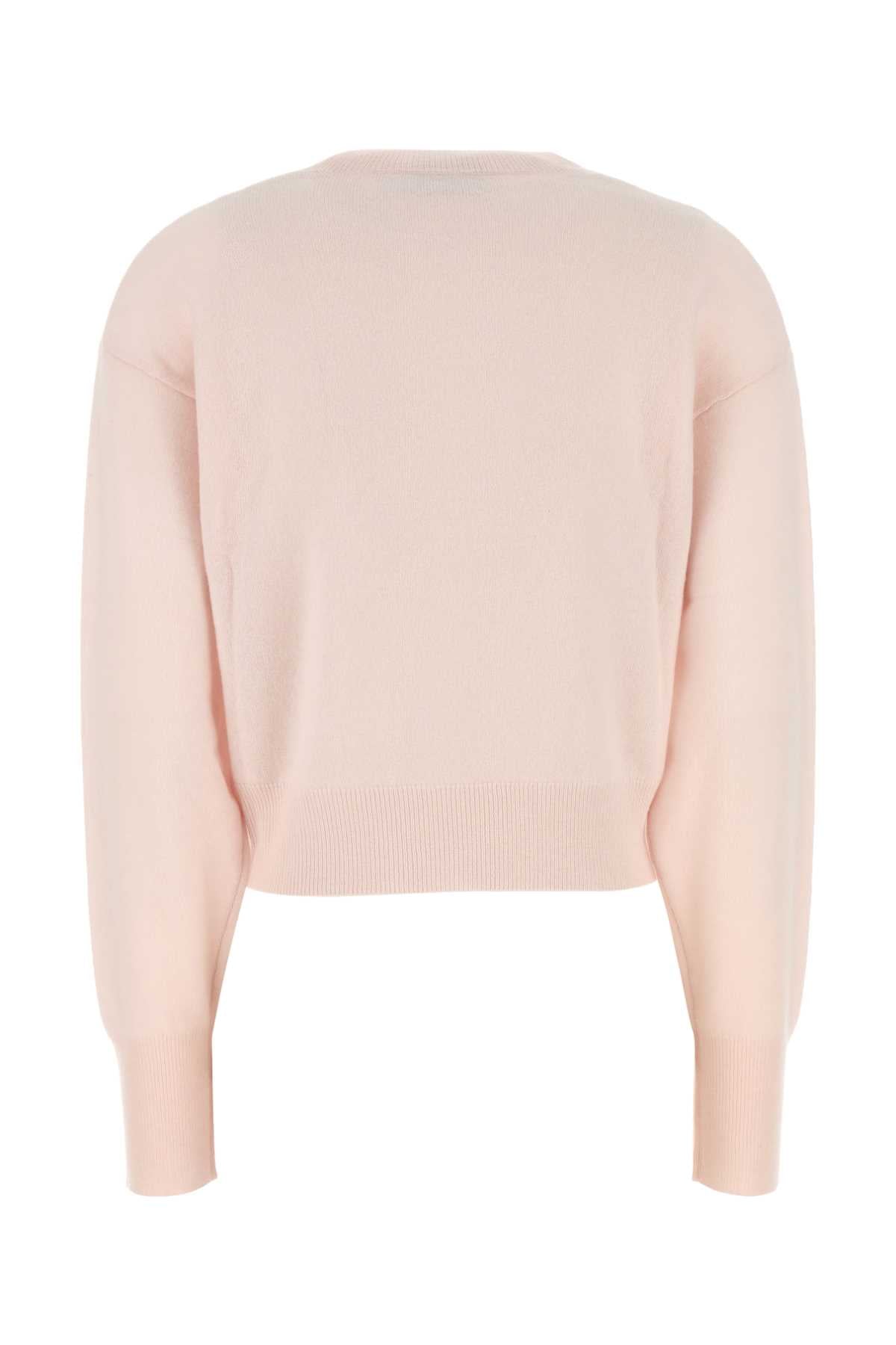 Pastel Pink Cashmere Menorca Sweater Nude Exterior: Organic Maglie